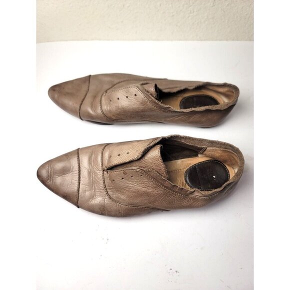 Frye Brown Leather Pointed Toe Slip on Women's Shoes Size 9M - Picture 3 of 12